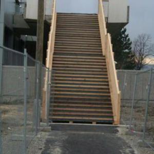 Holzbauten - Holztreppe